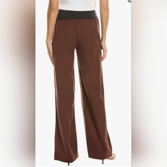 NEW WeWoreWhat Suiting Twill Low Rise Pull On Women XS Wide Leg V Waist Pants - Picture 12 of 12
